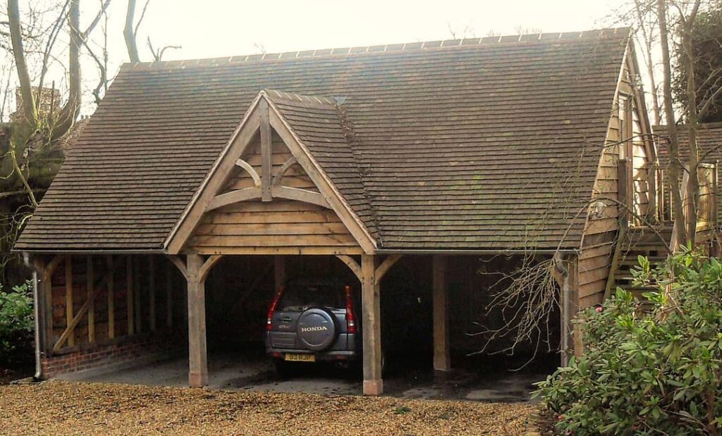Oak frame outbuilding and home office space