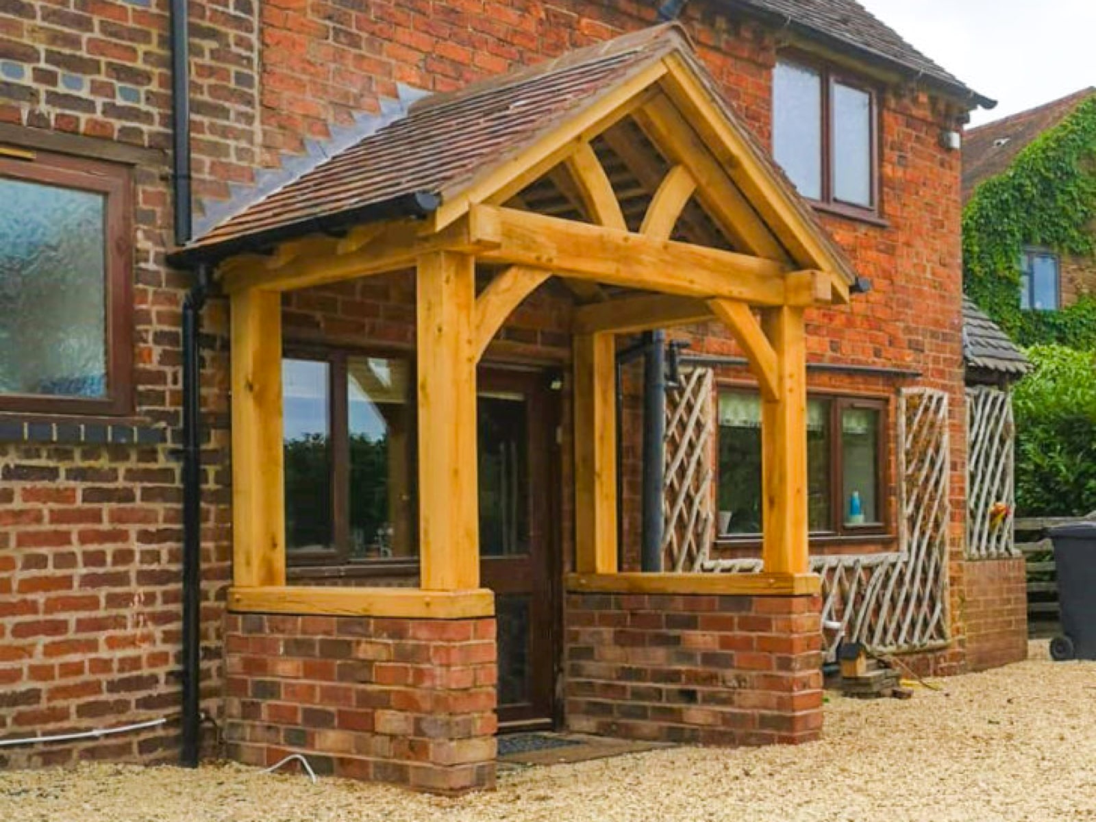 Bespoke oak frame porches
