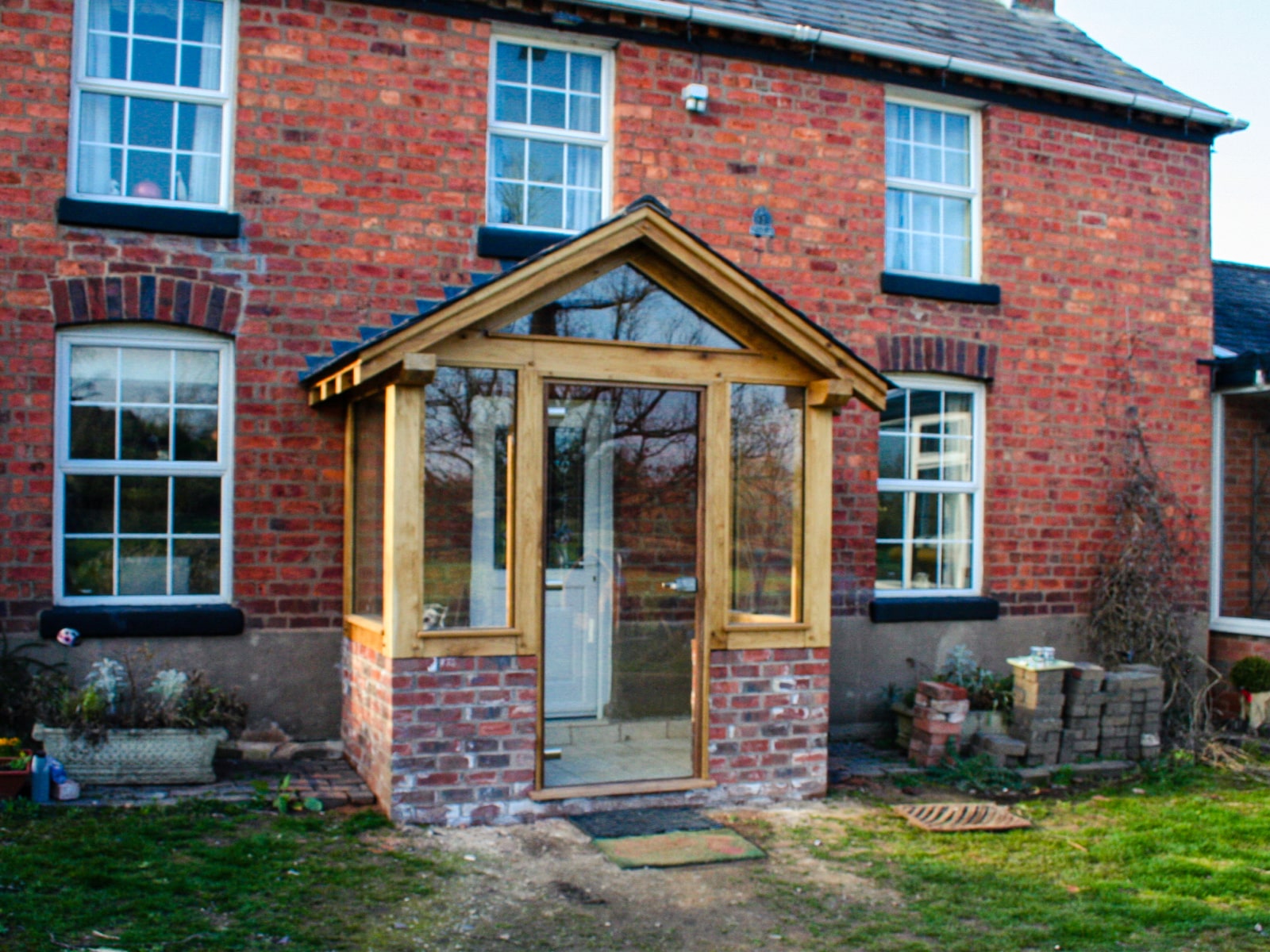 Bespoke oak frame porches